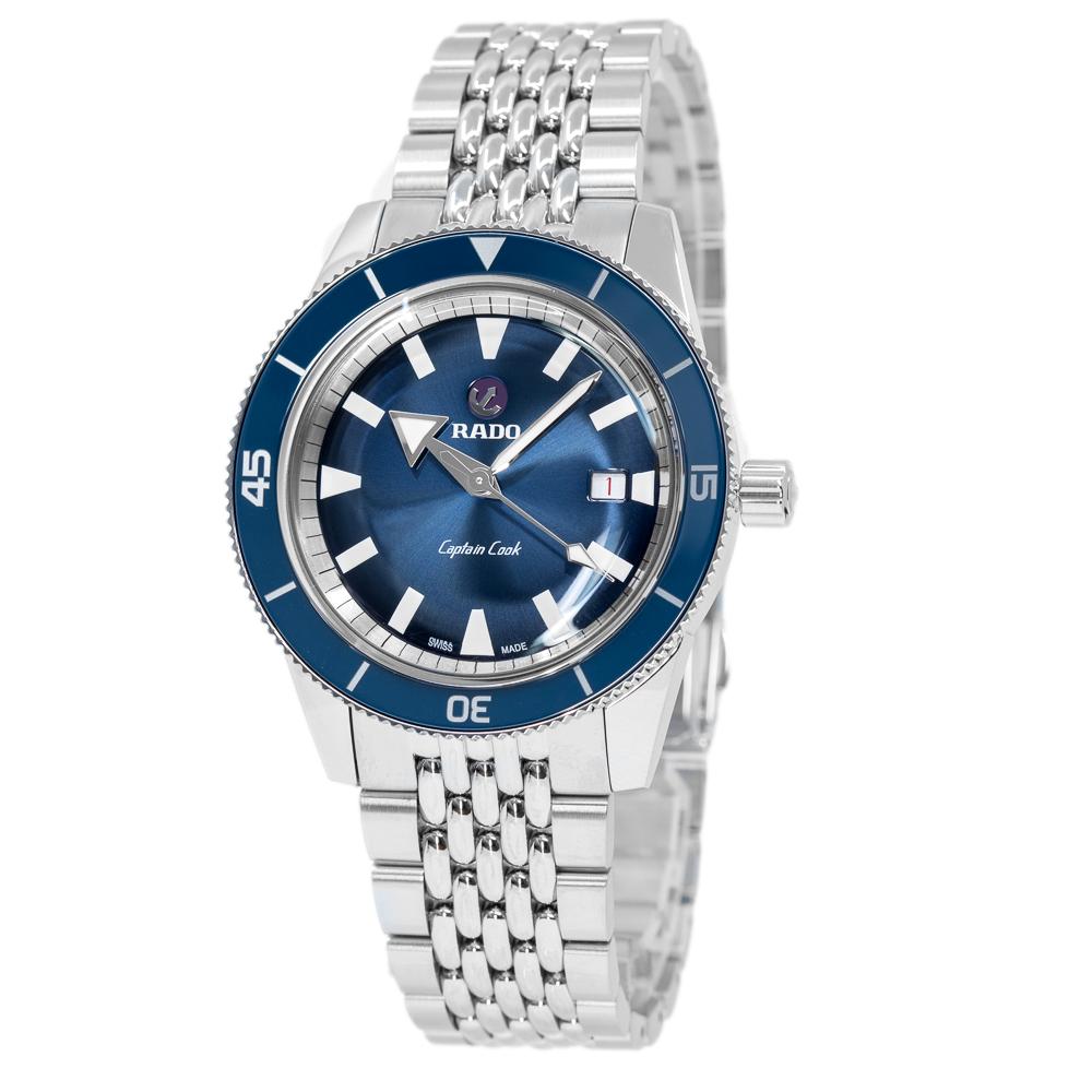 Rado Men's R32505208 Captain Cook Blue Dial Watch