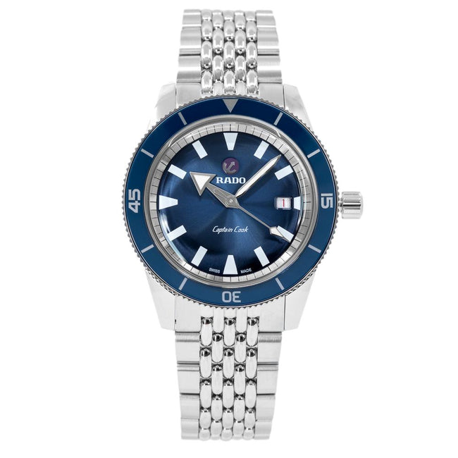 Rado Men's R32505208 Captain Cook Blue Dial Watch