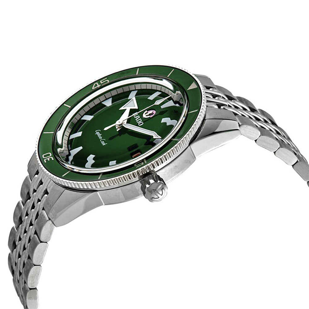 Rado Men's R32505313 Captain Cook Green Dial Automatic