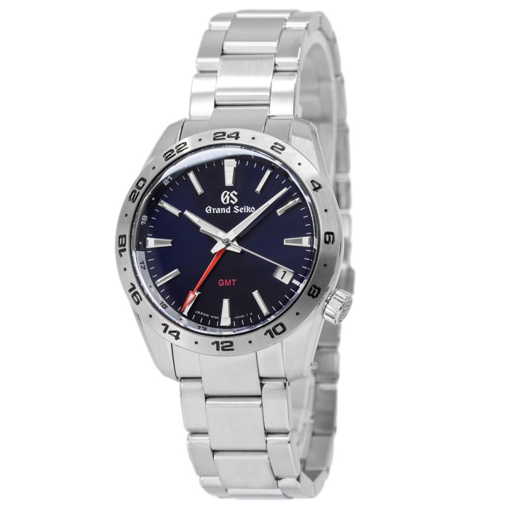 Grand Seiko Men's SBGN029 Sport GMT Blue Dial Watch