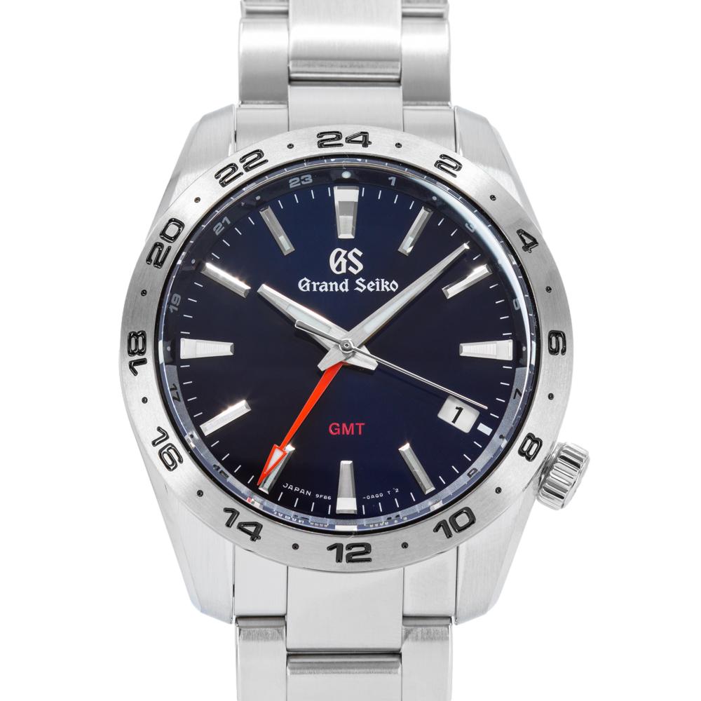 Grand Seiko Men's SBGN029 Sport GMT Blue Dial Watch