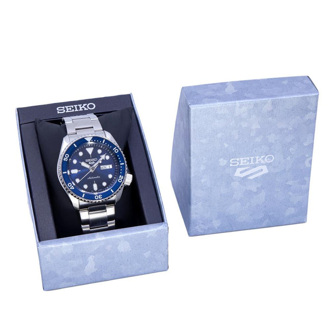 Seiko Men's 5 Sports SRPD51K1 Blue Dial Watch