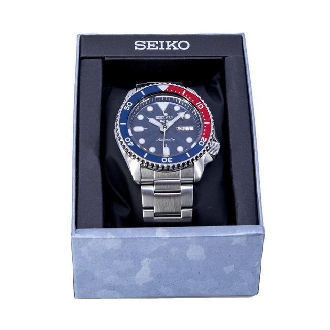 Seiko Men's SRPD53K1 5 Sports Blue Dial Watch