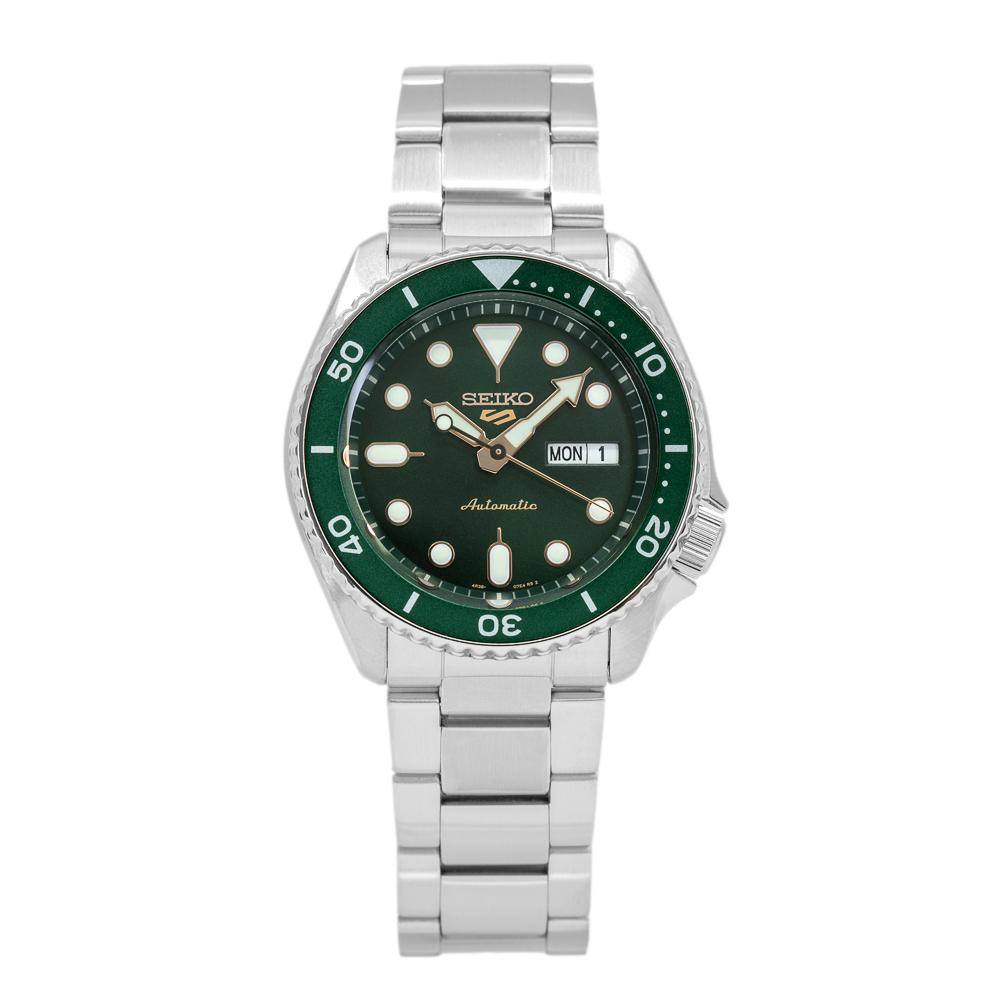 Seiko Men's SRPD63K1 5 Sports Green Dial Watch