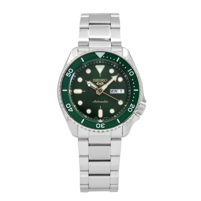 Seiko Men's SRPD63K1 5 Sports Green Dial Watch