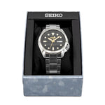 Seiko Men's SRPE57K1 5 Sports Black Dial Watch