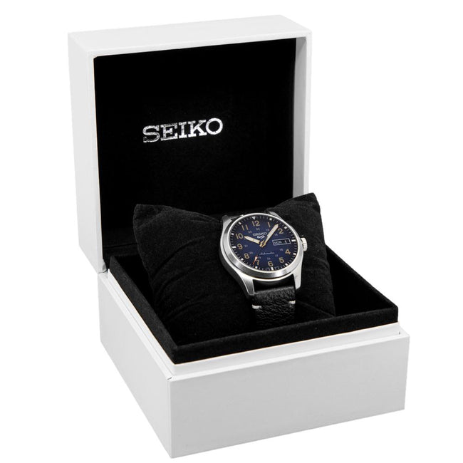 Seiko Men's SRPG39K1 5 Sports Blue Dial Auto