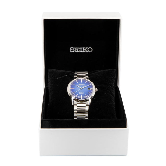 Seiko Men's SRPJ13J1 Presage Cocktail Time Blue Dial Auto