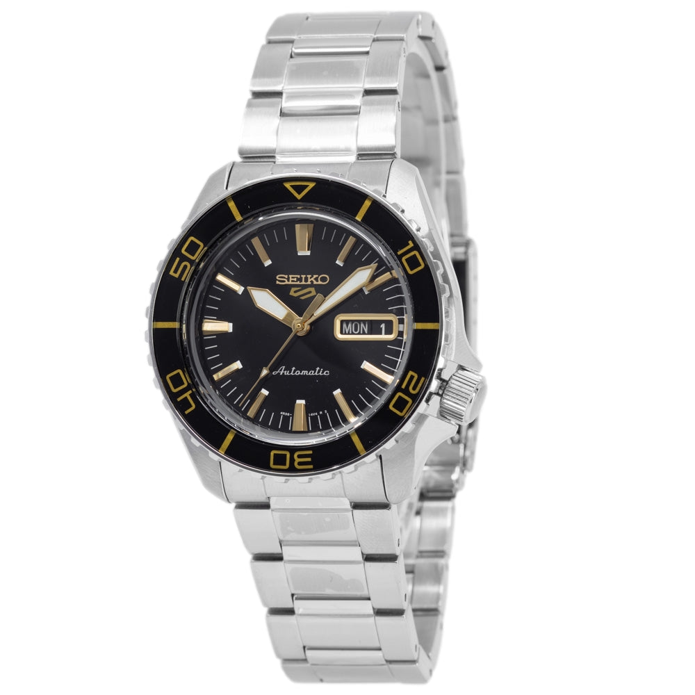 Seiko Men's SRPK99K1 5 Sports Black Dial Automatic