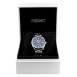 Seiko Men's SUR373P1 Heren Titanium Blue Dial Watch