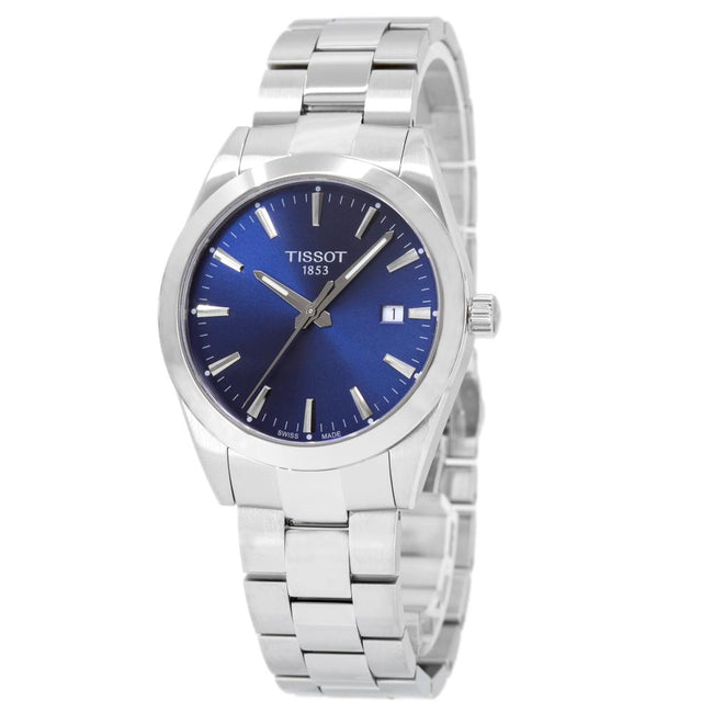 Tissot Herrenuhr T127.410.11.041.00 T-Classic Blaues Zifferblatt