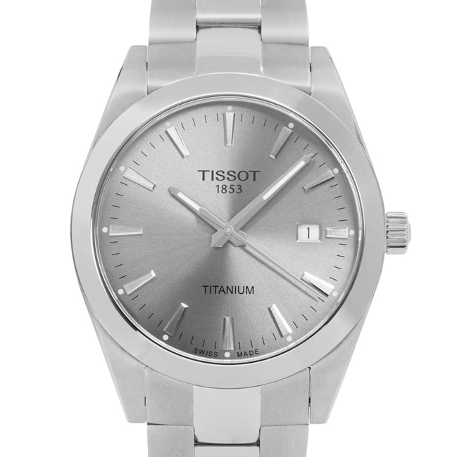 Tissot Men's T127.410.44.081.00 Gentleman Titanium Quartz