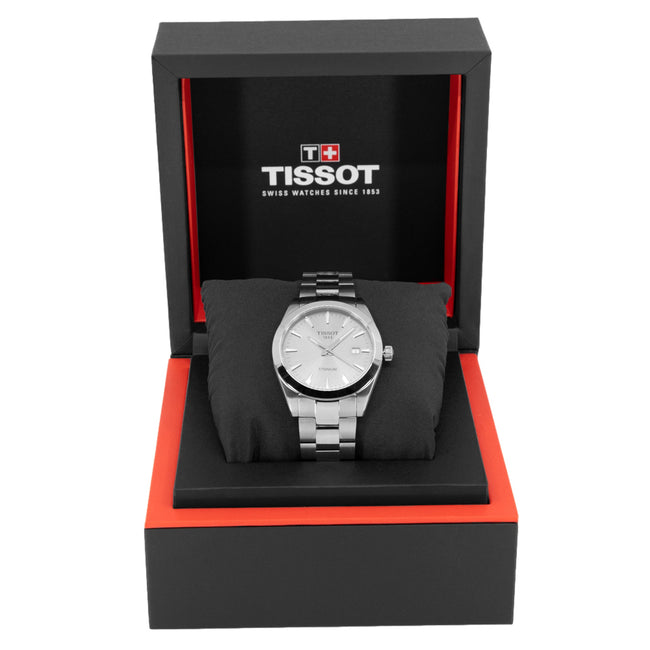 Tissot Men's T127.410.44.081.00 Gentleman Titanium Quartz