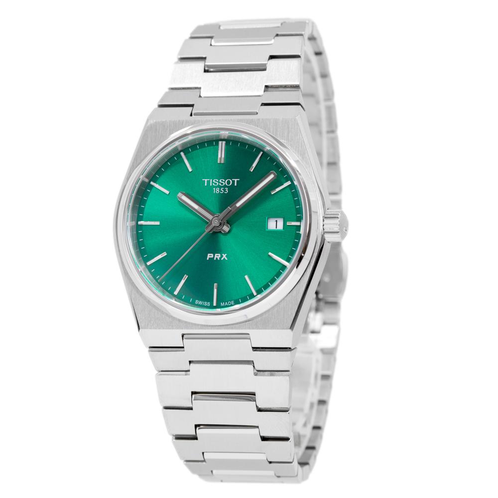 Tissot Ladies T137.210.11.081.00 PRX Green Dial 35mm Quartz