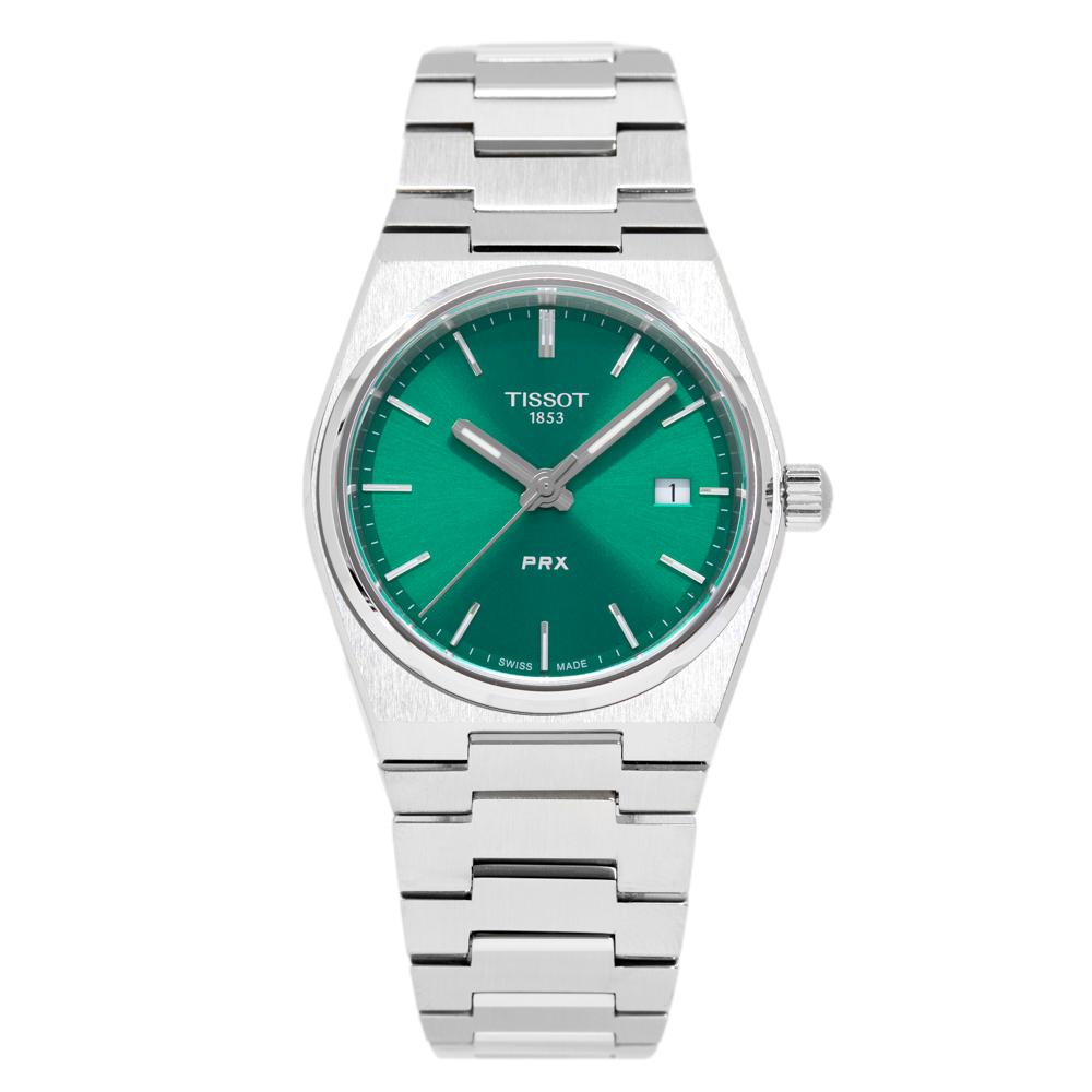 Tissot Ladies T137.210.11.081.00 PRX Green Dial 35mm Quartz