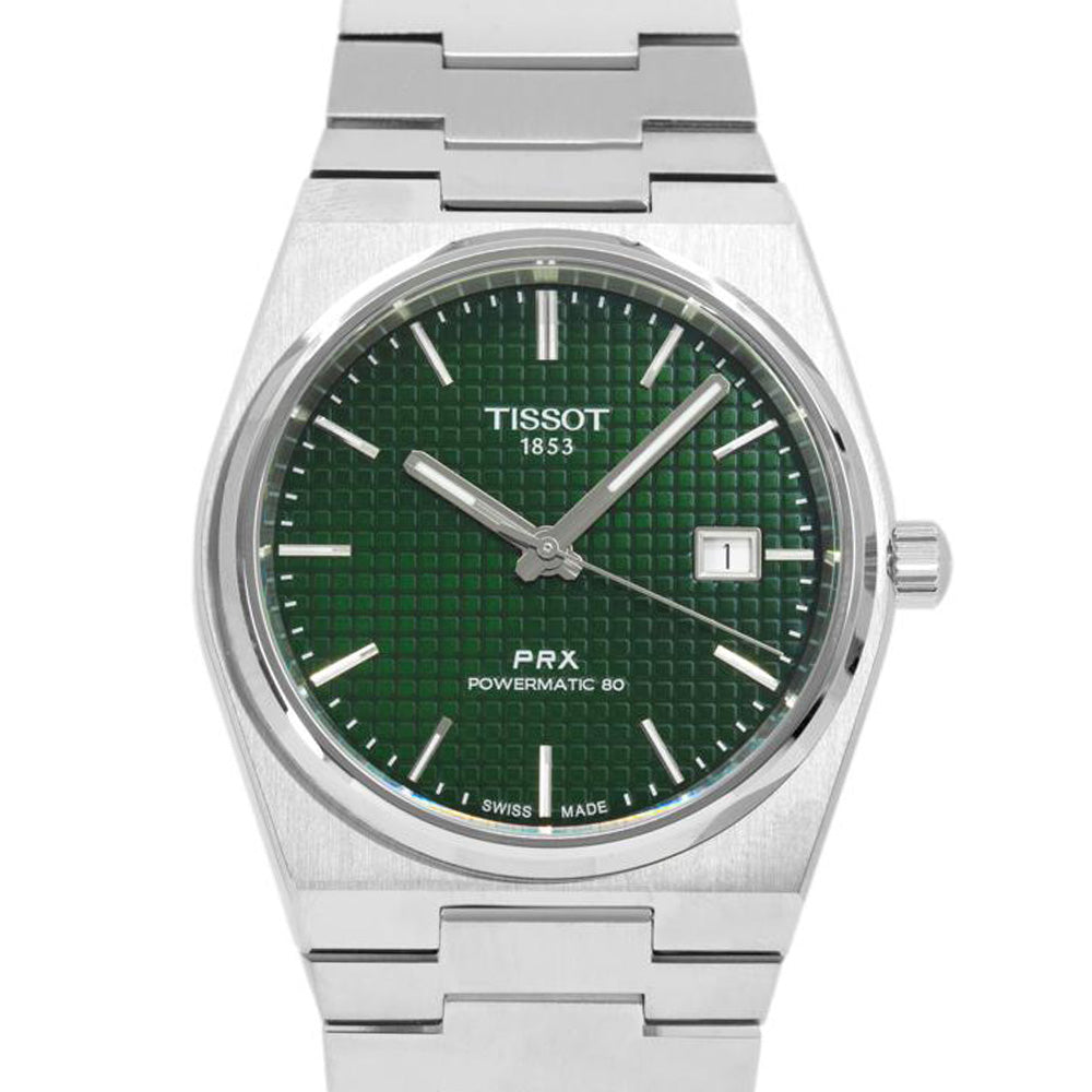 Tissot Men's T137.407.11.091.00 PRX Green Dial Watch