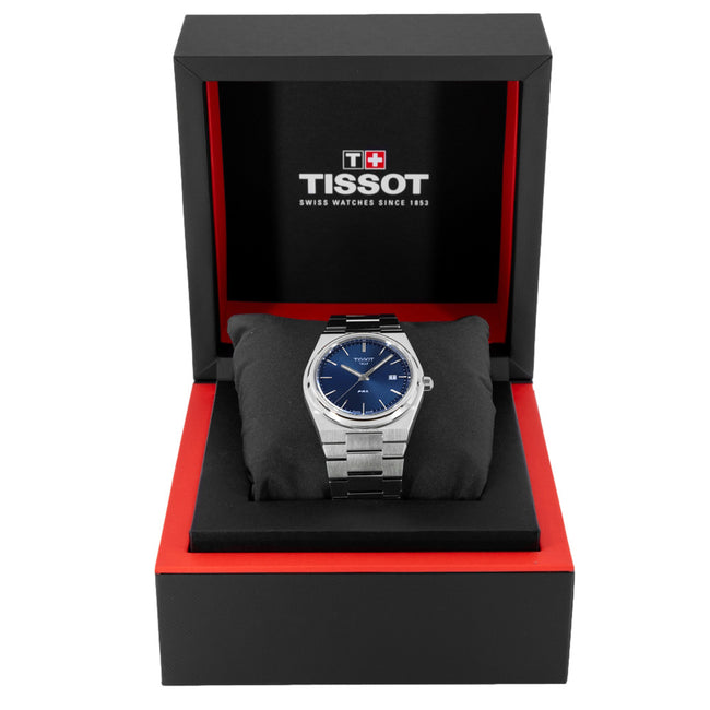 Tissot Herrenuhr T137.410.11.041.00 PRX Blaues Zifferblatt