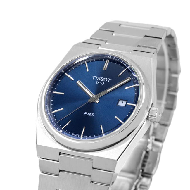 Tissot Herrenuhr T137.410.11.041.00 PRX Blaues Zifferblatt