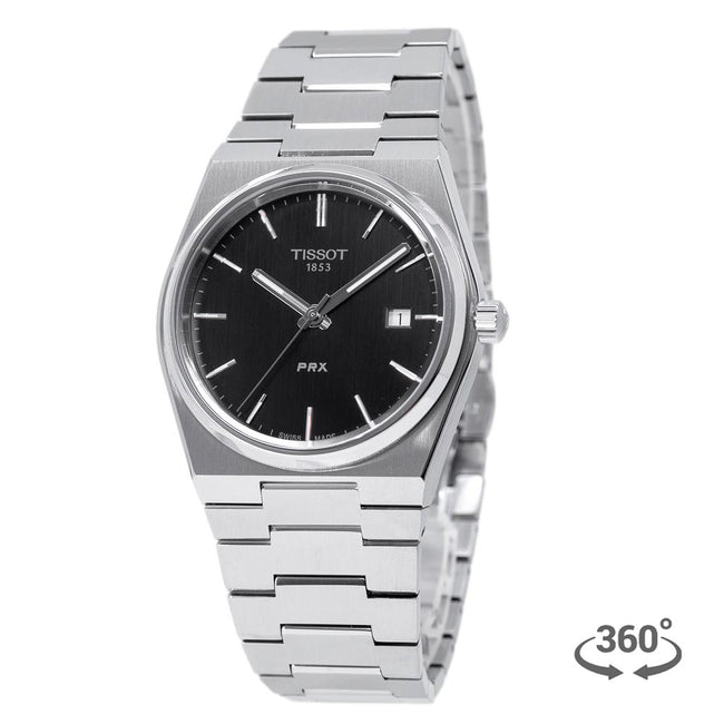 Tissot Herrenuhr T137.410.11.051.00 PRX Schwarzes Zifferblatt