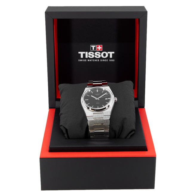 Tissot Herrenuhr T137.410.11.051.00 PRX Schwarzes Zifferblatt