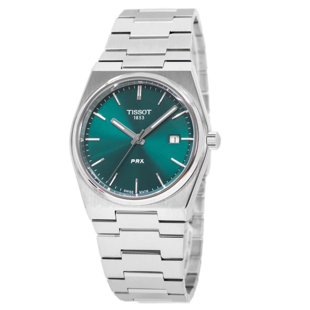 Tissot Men's T137.410.11.091.00 PRX Green Dial Quartz