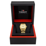 Tissot Men's T137.410.33.021.00 PRX Gold PVD Watch