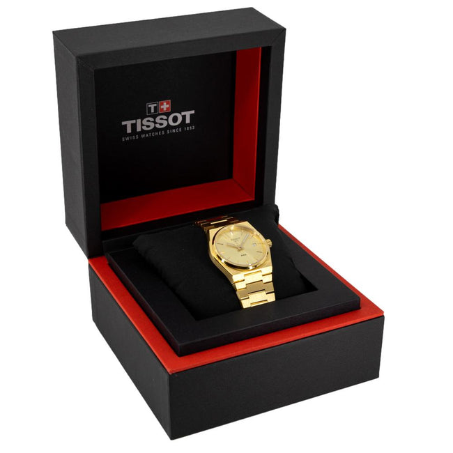 Tissot Men's T137.410.33.021.00 PRX Gold PVD Watch