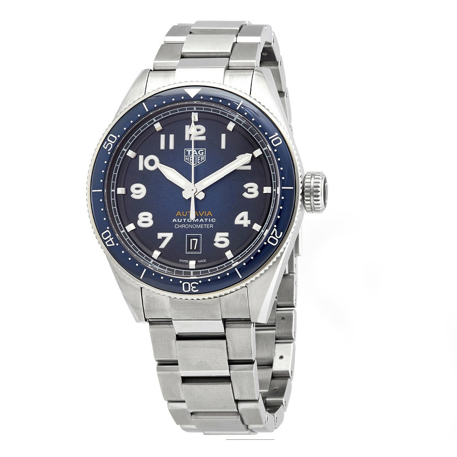 Tag Heuer Men's WBE5116.EB0173 Autavia Blue Dial COSC Watch