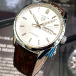 Tag Heuer Man's WBN2011.FC6484 Carrera Silver Dial Watch