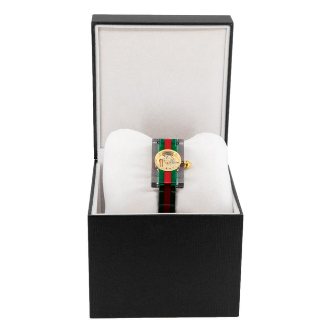 Gucci Ladies YA143505 Vintage Web Quartz Watch