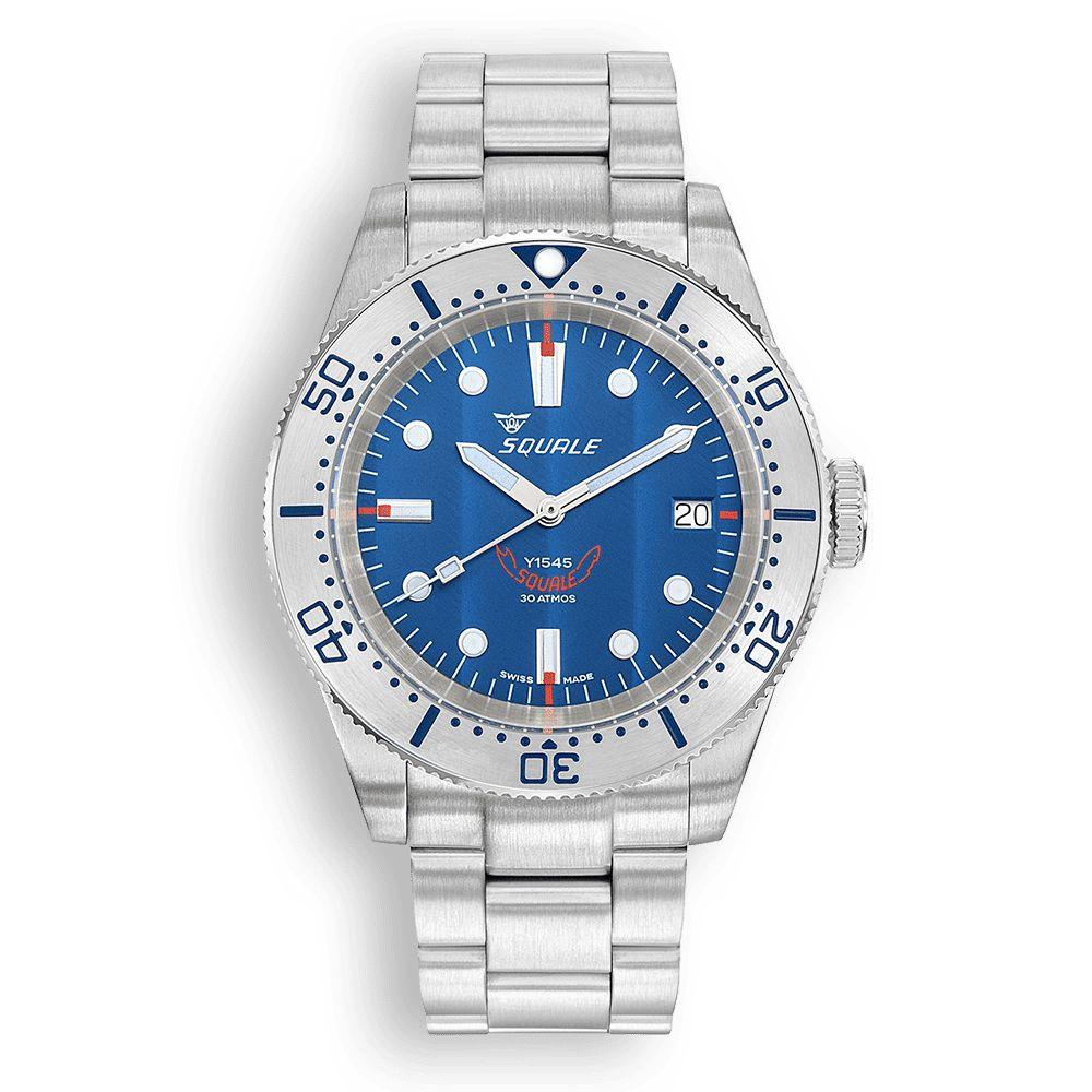 Squale 1545SSBLC.AC 1545 Steel Blue Bracelet