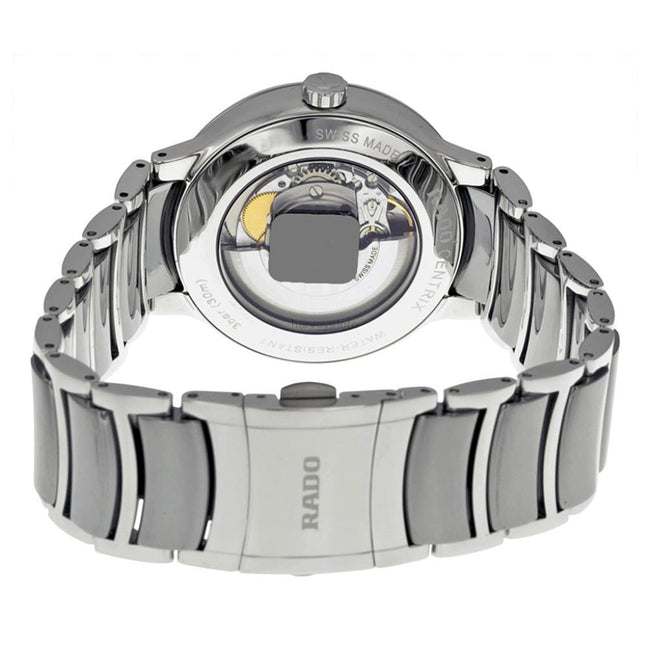 Rado Men's R30939112 Centrix L Automatic Centrix Ceramic-Steel Watch