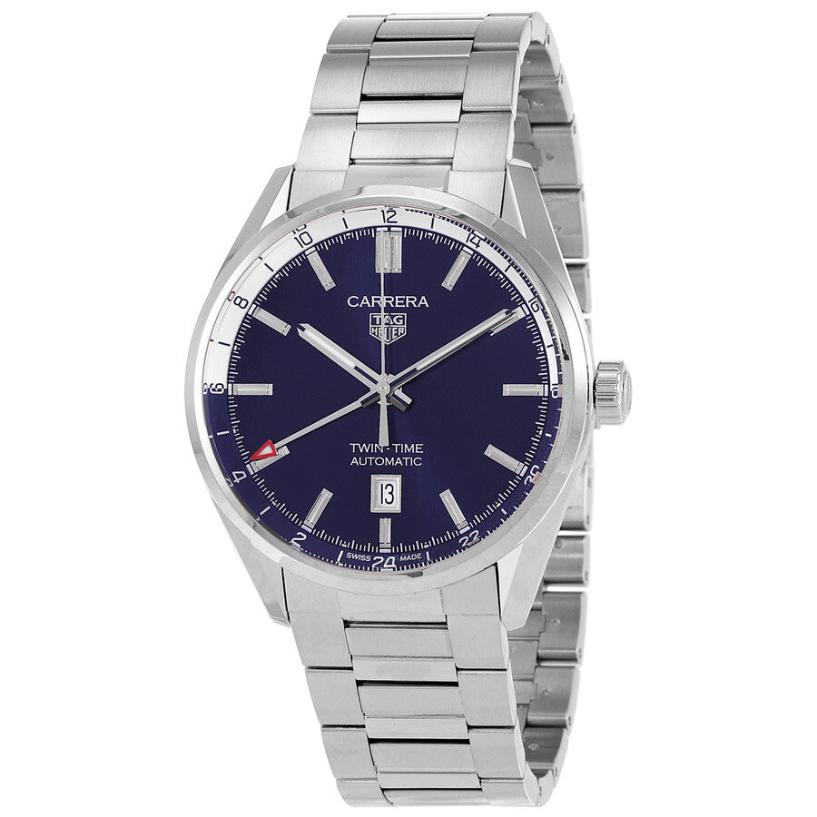 TAG Heuer Men's WBN201A.BA0640 Carrera Twin Time Auto