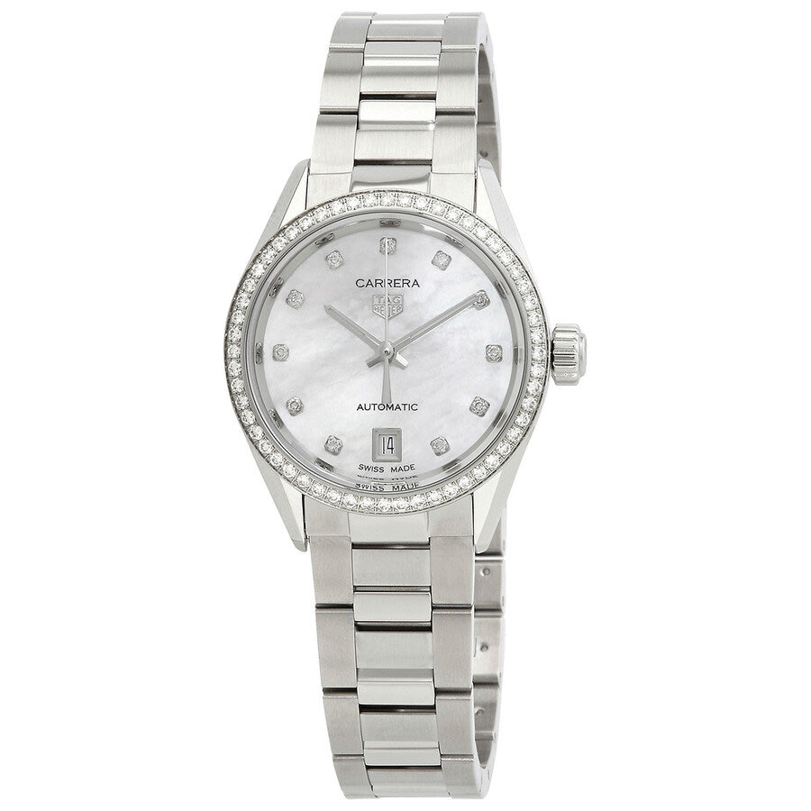 TAG Heuer Ladies' WBN2414.BA0621 Carrera Date Automatic 9