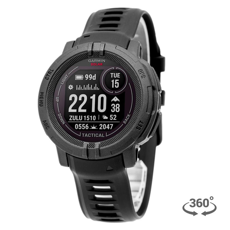 Garmin Instinct 2 Solar GPS Smartwatch Standard Edition - graphite