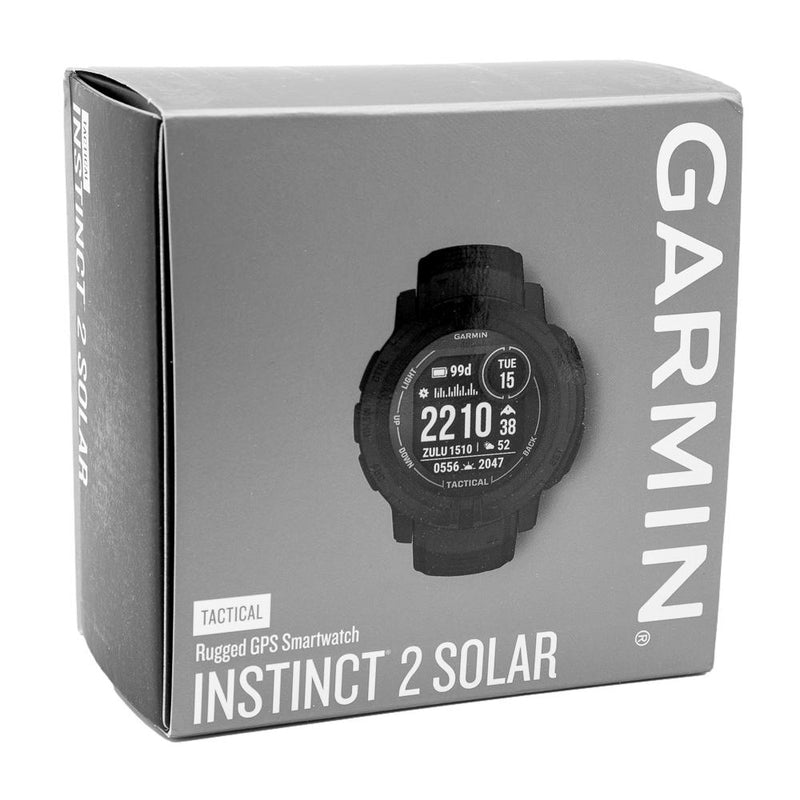 Garmin Instinct 2 Solar Tactical Edition Smartwatch Case in Black