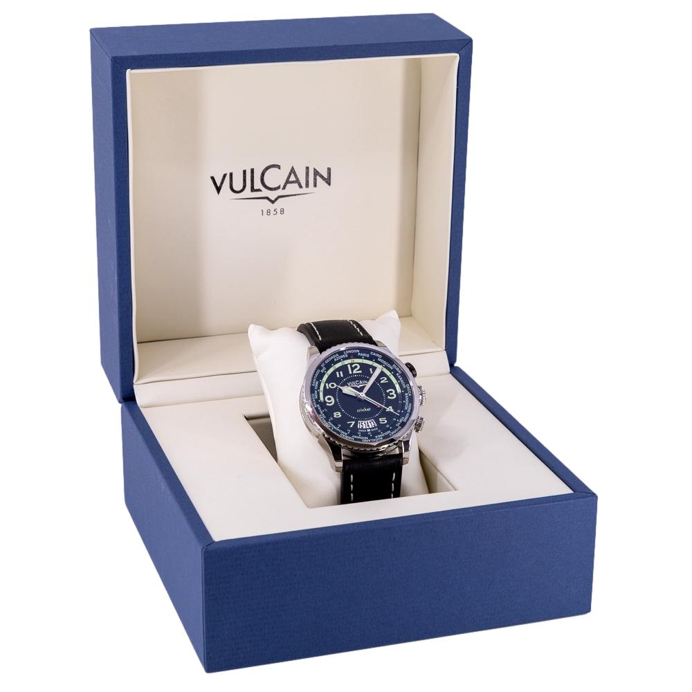 Vulcain Men s 110163A07.BFC102 Montre Aviator Cricket Watch