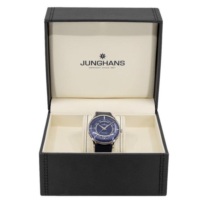 27/3010.02-Junghans 27/3010.02 Meister World Timer Blue Sapphire  Watch