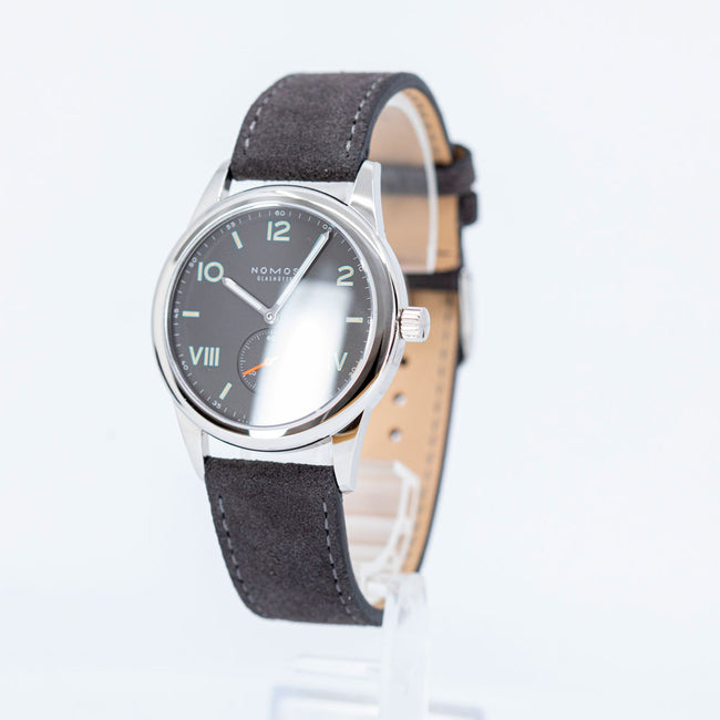 738-Nomos Glashutte 738 Club Campus Black Dial Manual Winding