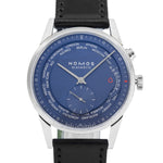 807-Nomos Glashutte Men's 807 Zurich World Time Midnight Blue