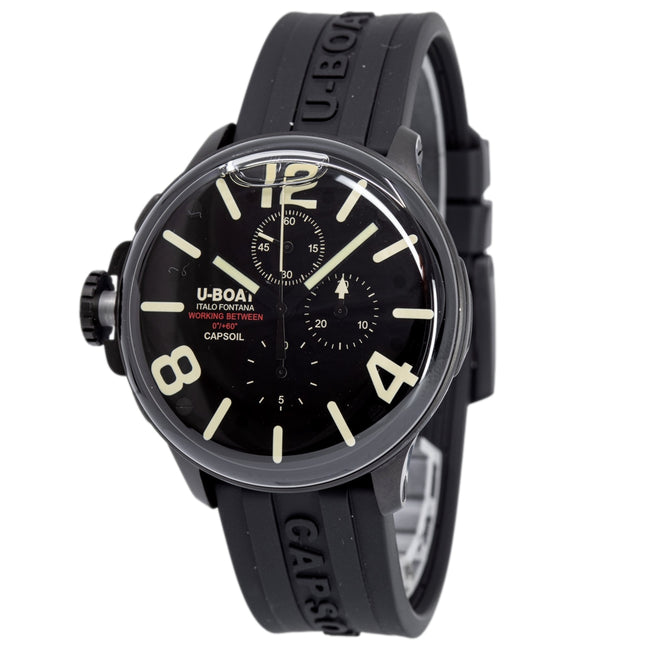 8109/D-U-Boat Men's 8109/D Capsoil CHRONO DLC 45mm