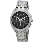 96A186-Bulova Men's 96A186 Curv Black Dial Watch