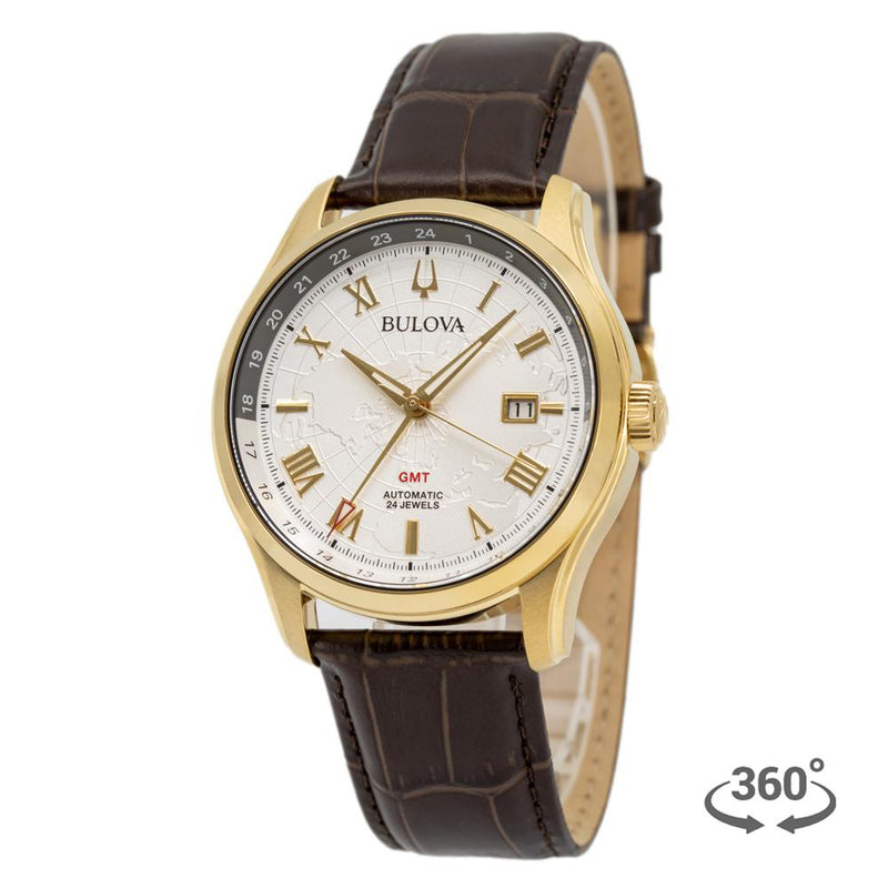 Bulova Men\'s Wilton Watch 97B210 GMT