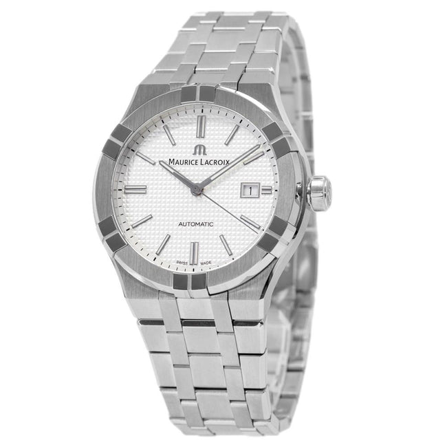 AI6008-SS002-130-1-Maurice Lacroix AI6008-SS002-130-1 Aikon Silver Dial Watch