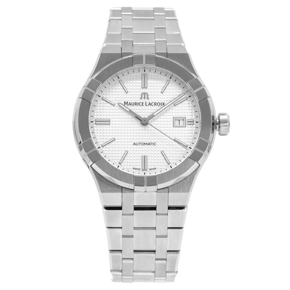 AI6008-SS002-130-1-Maurice Lacroix AI6008-SS002-130-1 Aikon Silver Dial Watch