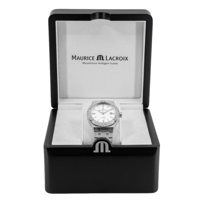 AI6008-SS002-130-1-Maurice Lacroix AI6008-SS002-130-1 Aikon Silver Dial Watch