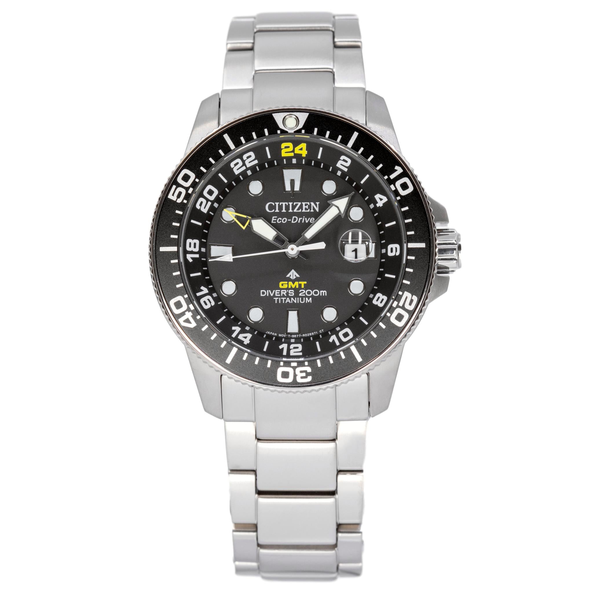 Citizen Men's BJ7110-89E Diver's Eco-Drive GMT Watch