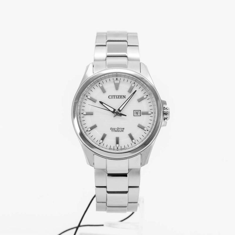 Citizen Men\'s BM7470-84A Dial White Watch Titanium