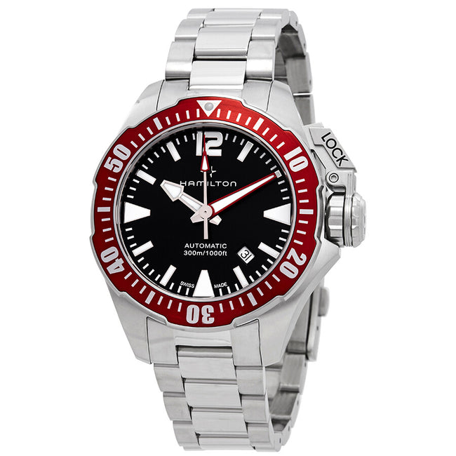 H77725135-Hamilton Men's H77725135 Khaki Navy Frogman Watch