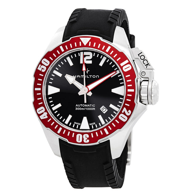 H77725335-Hamilton Men's H77725335 Khaki Frogman Auto Watch